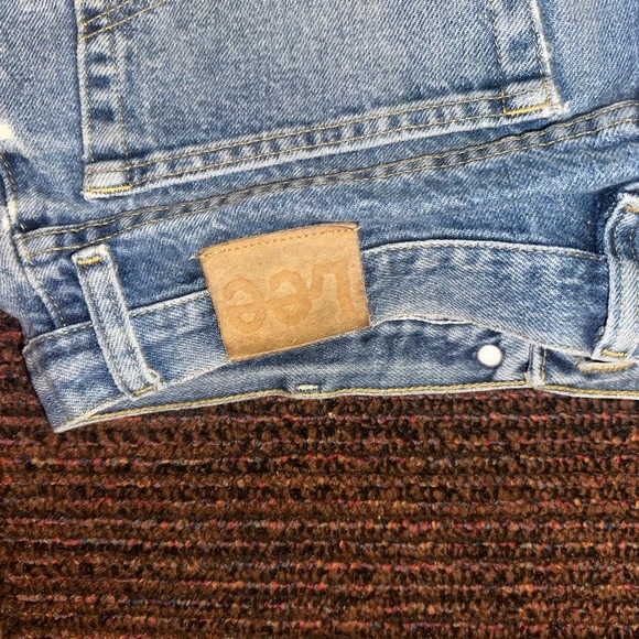 Vintage Lee Cutoff Denim Shorts - Picture 3 of 5